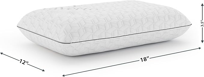 Vaverto Black Travel and Camping Pillow - Compressible Medium Firm Memory Foam, Viscose Made from Bamboo Cover, Machine Washable, Ideal for Backpacking, Airplane, Car Travel