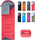 Sleeping Bags for Adults Backpacking Lightweight Waterproof- Cold Weather Sleeping Bag for Girls Boys Mens for Warm Camping Hiking Outdoor Travel Hunting with Compression Bags