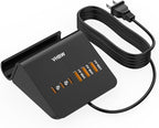 USB C Charging Station 35W, VHBW 6-Port (3 USB-C and 3 USB-A) Desktop Fast Charging Station for iPhone 14/13/12,Samsung Galaxy S23/S22/S21,etc