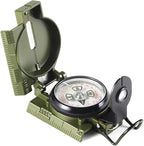 Eyeskey Multifunctional Military Sighting Navigation Compass with Inclinometer | Impact Resistant & Waterproof Compass for Hiking, Camping