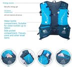 BlueField Lightweight Adjustable Running Hydration Vest for Men & Women - Waterproof & Wear-Resistant Water Backpack for Hikers & Campers