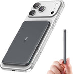 for Magsafe Portable Charger,5000mAh Slim Wireless Magnetic Power Bank with USB C Charging,Travel Essential for Magsafe Battery Pack Compatible with iPhone 17/16/15/14/13/12 Series,Graphite Gray