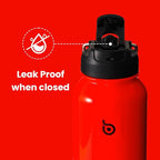 BOTTLE BOTTLE 40 oz sports water bottle stainless steel insulated water bottle with straw and pills holder