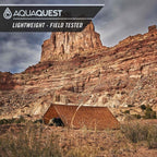 AquaQuest Safari Tarp – Lightweight Waterproof (5,000mm) Seam-Taped Ripstop Rain Fly for Backpacking, Thru-Hiking & Hammock Camping