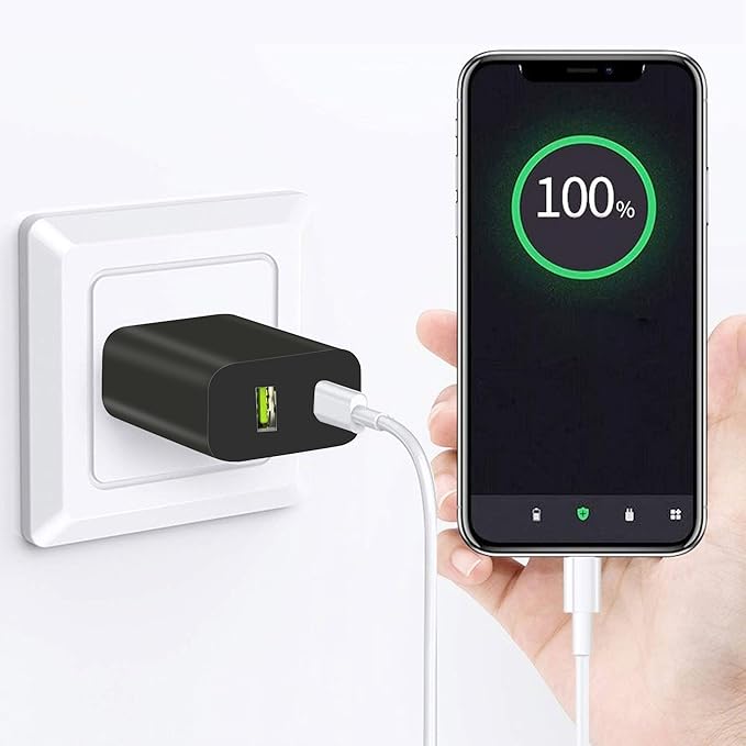 3 Pack USB C Charger Block, Dual Port Type C Wall Charger Fast Charging 20W Power Adapter Cube for iPhone 14/14 Pro/14 Pro Max/14 Plus/13/12/11, XS/XR/X, iPad, Samsung, More