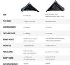 OneTigris Tetra Ultralight Tent, Upgraded, 1-2 Person, Waterproof, 3 Season, Ideal for Camping Hiking Trekking Backpacking Bushcraft