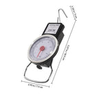 Portable Handheld Luggage Scale 35kg Mini Spring Fish Hook Weighing Scale for Travel Suitcases and Backpacks