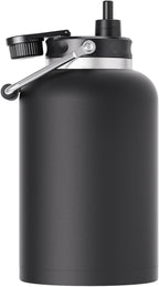 Zenbo One Gallon Jug with Straw, 128 oz Double Wall Vacuum Insulated Sports Water Bottle, Keeps Cold up to 48 Hours, Leak-Proof & Sweat-Proof Stainless Steel Water Jug for Gym, Outdoor & Camping