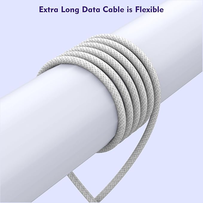 [3 Pack]Long 10FT iPhone 17 16e 15 Charger 20W Fast Wall Charger Block,10Foot USB C to C Braided Woven Cable Fast Charging for iPhone 17 Air/17 Pro/16 Pro/16 Pro Max/16 Plus/15/15 Plus/15 Pro Max/iPad