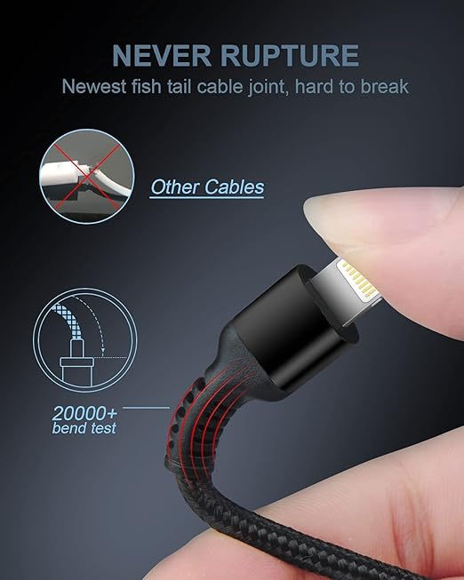 USB Type C Lightning Cable, Super Fast Pd iPhone Charging Cords Apple Certified Original Usbc Lightening Wire Power Chord for iPhone 14 13 Pro Max 12 11 SE 10 X XR XS 8 Plus USB-c Lighting Charger-6ft