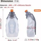 Azarxis Running Water Bottles Flask BPA Free Leakproof Hydration Vest Packs Waist Belt Replacement for Triathlon Marathon Hiking Cycling Climbing Runner