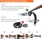 Onewind Premium 12' Camping Double Hammock with Tree Straps and Bug Net for Travel, Camping, Backpacking and Hiking