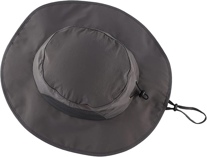 Home Prefer UPF50+ Mens Sun Hat Wide Brim Fishing Hat for Men UV Protection Womens Beach Bucket Hat for Golf Hiking Gardening