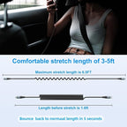 KIYODA USB Type C to Lightning Cable 6FT 2Pack, Coiled iPhone Charger Fast Charging for CarPaly Short USBC iPhone Cord for iPhone14/13/12/11 Pro Max/iPad/CarPlay-Black
