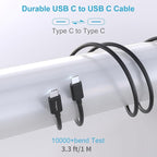 67.5W Car Charger USB C Super Fast Charging, 45W USBC & QC3.0 Port Plug for iPhone 17 Pro Max/Air/16/15/iPad, Samsung S26/S25 Android Cell Phone, Dual 12V Cigarette Lighter Adapter+ 3.3ft Type C Cable