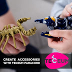 TECEUM 5/32" Paracord Rope 1000 – 1000ft / 200ft / 100ft / 50ft – Tactical Parachute Cord 4mm – 45+ Colors – Nylon String for Survival & Camping Gear – Stripe Cord for Survival – Utility Rope