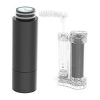 SurviMate Water Purifier Survival Pump，Replacement Cartridge，0.01 Micron 5-Stage Water Purifier System，Hand Pump Water Filter Portable Outdoor Emergency，Camping, Hiking, Backpacking