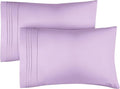 King Pillow Cases Set of 2 - Ultra Soft Hotel Quality Pillowcase Covers - Luxury Comfy Bedding for Women, Men, Kids and Teens - Machine Washable Pillow Protectors - 2 Pieces Set - King Size Lavender