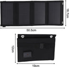 Efficient 10W Solar Panel Charger Foldable Portable Power Bank for Mobile Devices in Outdoor Activities