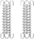 2 Pcs Stainless Steel Absorbing Spring, Heavy-Duty Porch Swing Spring and Tent Rope Spring Buckle for Hammock Chair, Punching Bag, Dog Leash, Camping and Outdoor Use