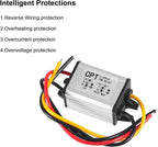 2pcs 12V to 9V Buck Converter DC 8-35V to 9V 2A 18W Voltage Regulator Power Supply Module, 9V 12V 24V Waterproof Car Volt Step Down Buck Converter