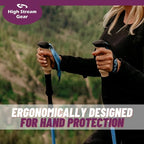 Walking Sticks for Men & Women - 14.5" Foldable Hiking Poles for Backpacking, Exercising and Traveling, Set of 2 Aluminum Nordic Collapsible Trekking Poles