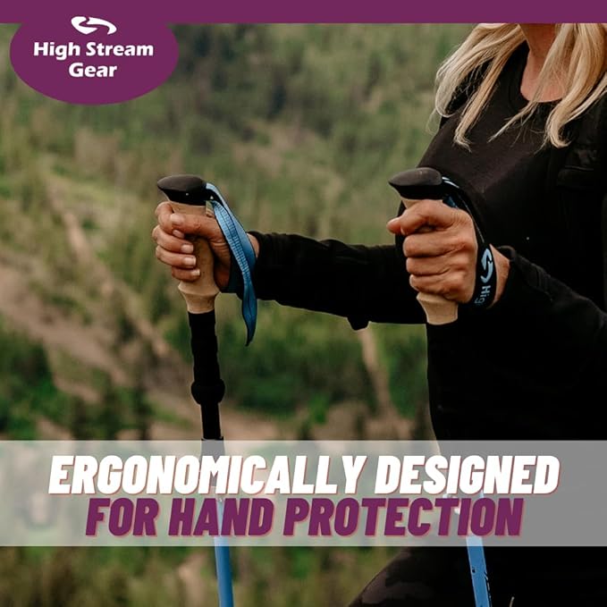 Walking Sticks for Men & Women - 14.5" Foldable Hiking Poles for Backpacking, Exercising and Traveling, Set of 2 Aluminum Nordic Collapsible Trekking Poles