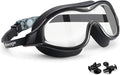 Swim Goggles No Leaking Anti-Fog Pool Goggles Swimming Goggles for Adult Men Women Youth, UV Protection 180° Clear Vision