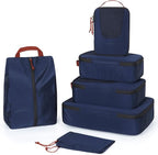 BAGSMART Compression Packing Cubes for Travel, 6 Set/5 Set/4 Set, Compression Suitcase Organizer Bags Set for Suitcases Travel Essentials, Lightweight Packing Organizers