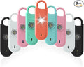 Fauxomor 140dB Personal Safety Alarm for Women, 9 Pack Safe Alarm Protection Keychain with Strobe Light & Low Battery Notice, Security Siren Self Defense for Kids Seniors College Girls