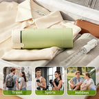AprYew 4 in 1 Travel Dispenser Bottles Refillable, 4 Pack 30ML Travel Bottles for Toiletries, Travel Size Shampoo and Conditioner Bottles,for Vacation Business Trip (Green)