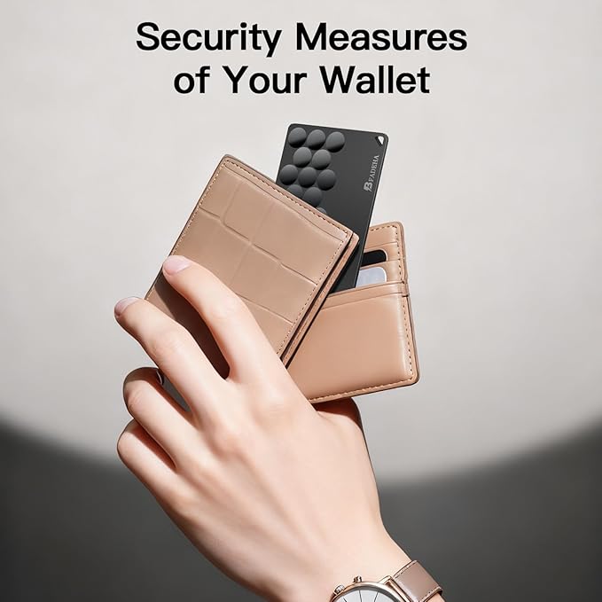 2026 Smart Card Air Tracking Tag | Bluetooth Wallet GPS Tracker | Thin Eco-Friendly Alternative Work with Apple Find my | 6-10 Years Battery | Apple MFi Certified Keys Find Item Locator for Keys, Bags