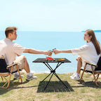 HASIKA Folding Camping Table Large Size Portable Camping Side Table for Outdoor, Beatch, Tailgating, Picnic, Grilling