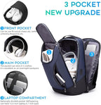 BANGE Business Smart Backpack Waterproof fit 15.6 Inch Laptop Backpack with USB Charging Port,Travel Durable Backpack