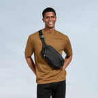 tomtoc 3.5L Sling Bag with RFID Blocking, Crossbody Bag Chest Shoulder Pack for Men and Women, Water-resistant Lightweight Casual Waist Fanny Pack for Travel/Daily Use