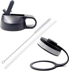 22 oz Soccer Water Bottle, Sports Flask Metal Thermo Travel Tumbler with 2 Lids, BPA Free 18/8 Stainless Steel Leak Proof Double Wall Vacuum Insulated Water Bottles, Soccer Gifts for Boys Girls Player