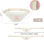 MAXTOP Large Crossbody Fanny Pack with 4-Zipper Pockets,Gifts for Enjoy Sports Festival Workout Traveling Running Casual Hands-Free Wallets Waist Pack Phone Bag Carrying All Phones