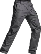 CQR Men's Tactical Pants, Water Resistant Ripstop Cargo Pants, Lightweight EDC Work Hiking Pants, Outdoor Apparel