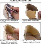 Dr. Foot’s Heel Grips for Men and Women, Self-Adhesive Heel Cushion Inserts Prevent Heel Slipping, Rubbing, Blisters, Foot Pain, and Improve Shoe Fit - 2 Pairs(Khaki)