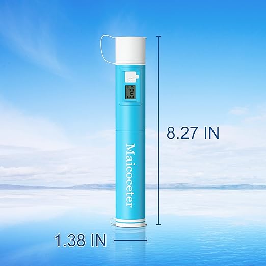 Üν Water Filter Straw with LED Display, Portable Survival Water Purifier for Camping, Hiking, Backpacking & Emergency Preparedness, Compact Emergency Water Filter for Outdoor Adventures