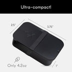 Überleben Tindår Tinder Fire Starter Kit, Wicker Rope Kit - Fire Starter Survival Tool Kit, Waterproof, 60 Min Burn Time - Paraffin Wax Rope Hemp Wick & Bellow - Black Aluminum Sleeve & Slider Box