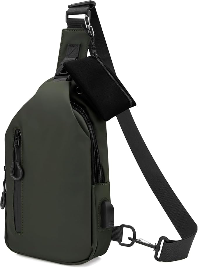 Waterproof Clear Bag for Stadium Events, Women's Crossbody Clear Sling Bag with Coin Wallet, Shoulder Bag for Daily Use