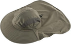 Home Prefer UPF 50+ Sun Hats for Men Women Wide Brim Fishing Hat with Neck Flap UV Protection Sunblock Safari Bucket Hat