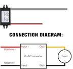 Weewooday 2 Pieces 12v to 5v Dc Converter Buck Module USB Output Power Adapter Dc Car Power Converter Regulator