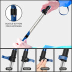 Trekking Poles, Collapsible Hiking Poles,Lightweight and Compact Walking Sticks with Adjustable Height for Men and Women