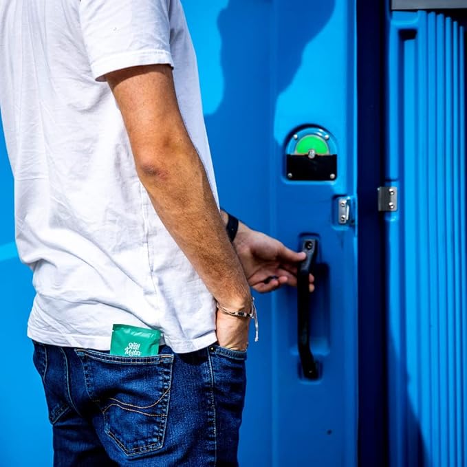 Stall Mates Wipes - Flushable Wipes | Individually Wrapped | Travel Friendly | Unscented with Vitamin-E & Aloe | (30 on-the-go singles)