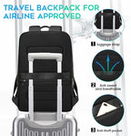 FUTURE AESTHETICS Business Smart Backpack Waterproof for women,men,Fight Approved Durable Backpack suitable as overnight and travel backpack (Green)