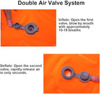 Star Smart Sleeping Pad for Camping Inflatable Backpacking Pad with Pillow, Ultralight Durable Camping Mattress,Hiking Air Mat,Camp Sleep Pad for Hiking Traveling & Outdoor Activities