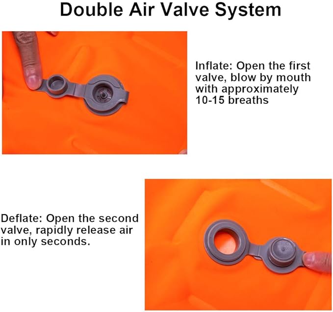 Star Smart Sleeping Pad for Camping Inflatable Backpacking Pad with Pillow, Ultralight Durable Camping Mattress,Hiking Air Mat,Camp Sleep Pad for Hiking Traveling & Outdoor Activities