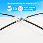 COMMOUDS Beach Tent Sun Shade for 3/4-5/6-7/8-10 Person, UPF 50+ Beach Sun Shelter Canopy Tent, Lightweight, Easy Set Up and Carry